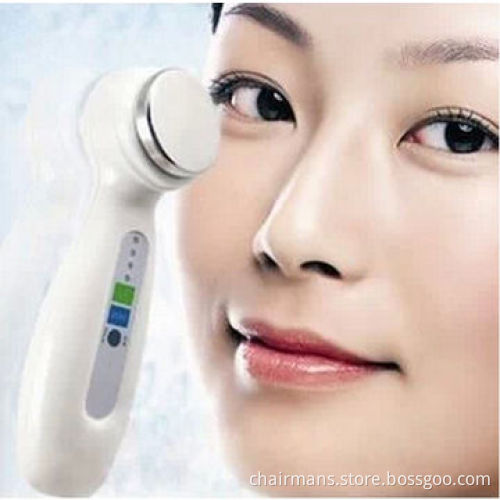 Ultrasonic facial massager, for beauty and wrinkle removal
